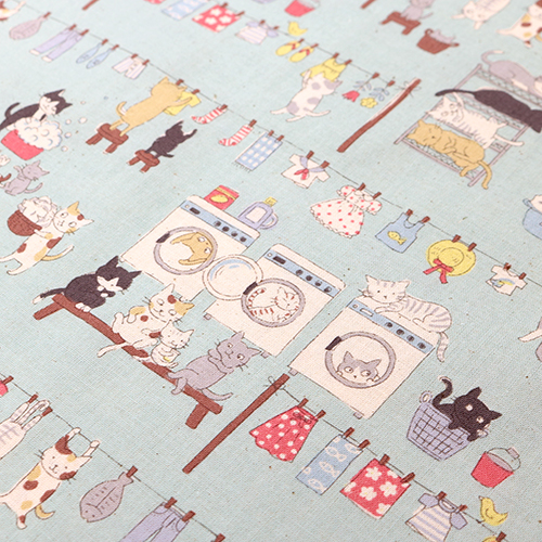 Funny Cats Laundry Washing Clothes 5