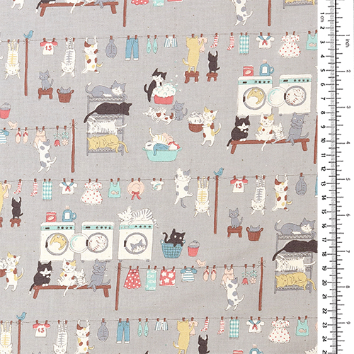 Funny Cats Laundry Washing Clothes 1