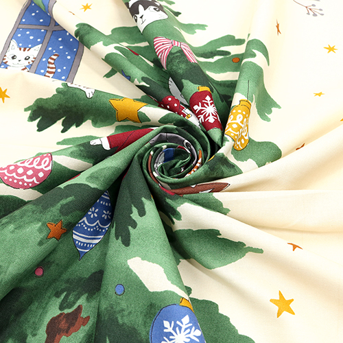 Gatos Divertidos Panel Estacional De �rbol De Navidad 2