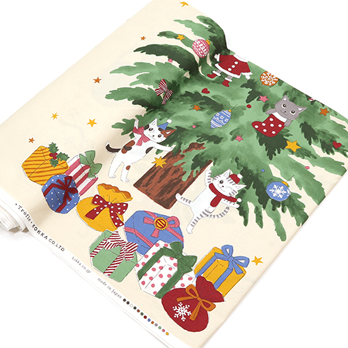 Gatos Divertidos Panel Estacional De �rbol De Navidad 3