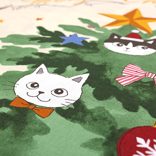 Gatos Divertidos Panel Estacional De �rbol De Navidad 5