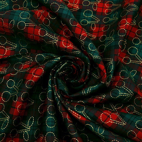 Carreaux Britanniques Cerise Or 2