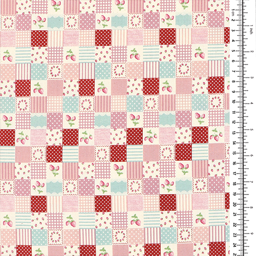 Patchwork Check Vintage Berries 1