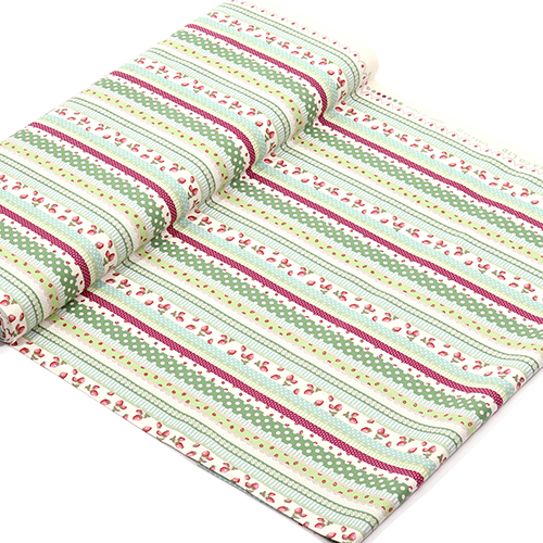 Muster Gestreifte Vintage Beeren 3