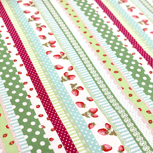 Muster Gestreifte Vintage Beeren 5