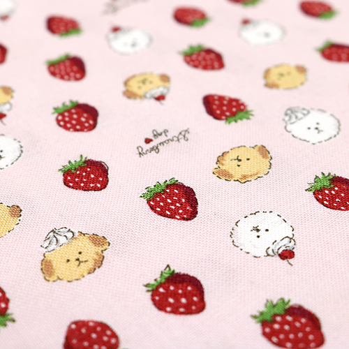 Chiens Bichon Chibi Crème Fraise 5