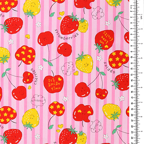 Temps de Sourire Fruit Kawaii Pomme Fraise 1