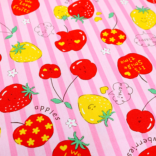 Temps de Sourire Fruit Kawaii Pomme Fraise 5