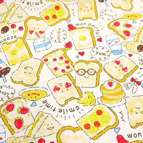 Kawaii Pan Tostado de Desayuno Feliz 5