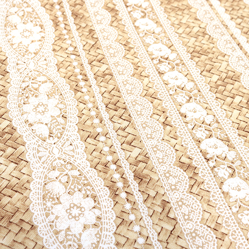 Dentelle Rayée Panier Osier Armure 5