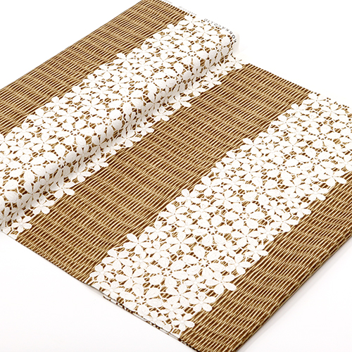 Bordure en dentelle Tissage en panier 3