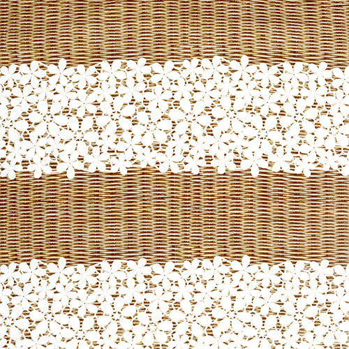 Bordure en dentelle Tissage en panier 4