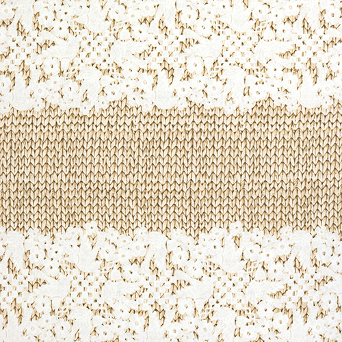 Flower Lace Light Woven Basket