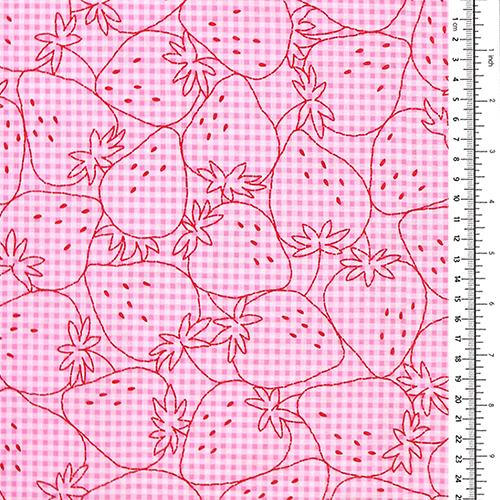 Contour De Fraise Joli Vichy Pique-Nique 1