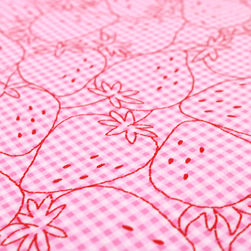 Contour De Fraise Joli Vichy Pique-Nique 5