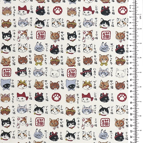 Japanese Kanji Cat Names Faces 1