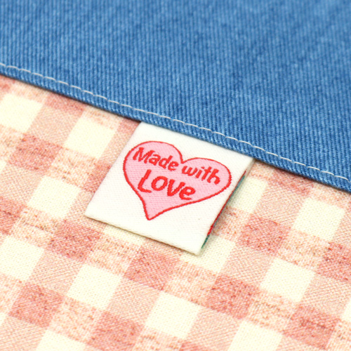 Etichette Da Cucito Cuore Fatto Con Amore 1