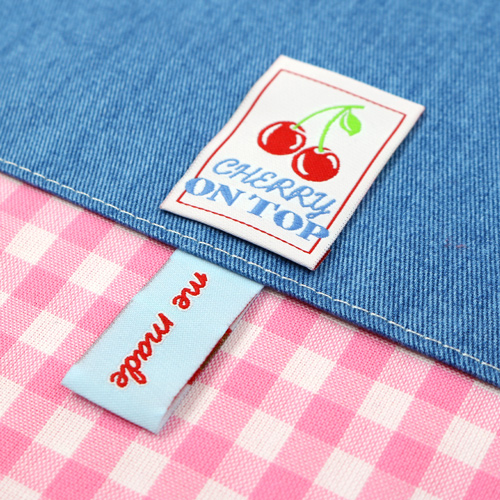 Kirsch-Obendrauf Nähetiketten 1