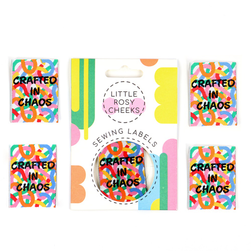 Im Chaos Gefertigte Nähetiketten