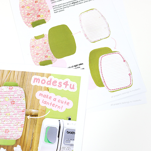 Gestalten Sie Ihre Eigene Gesteppte H�ngelaterne - Komplettes Bastelset - Stil 2 4