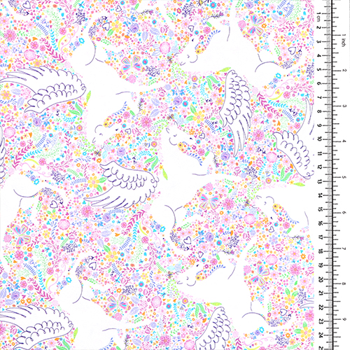 Vol Enchanté Pégase et Fleurs 1