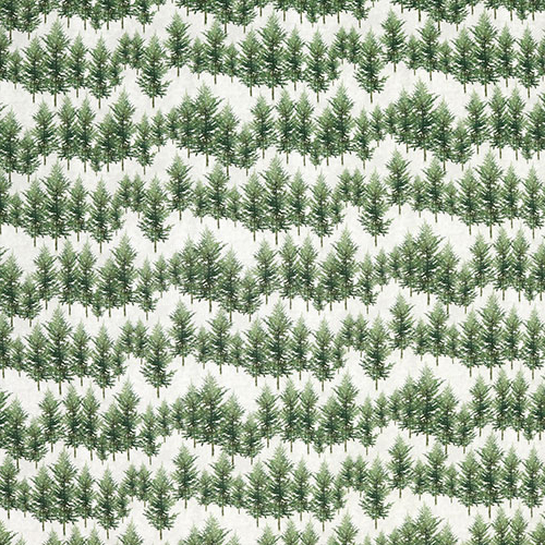 Waldkiefer Winterwald Stoff von Michael Miller