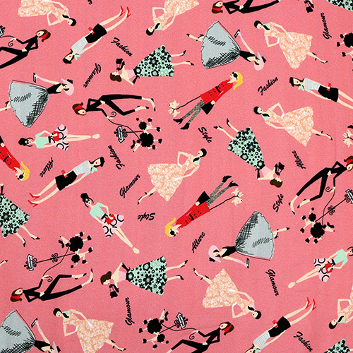 Tenues Glamour De Fashionista Tissu par Michael Miller
