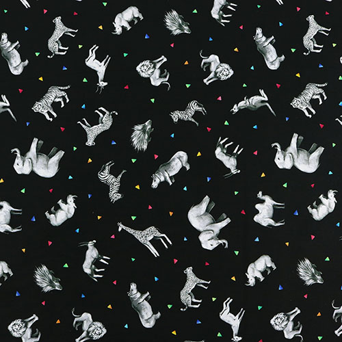 Merveilles Du Safari clatent Partout Tissu par Michael Miller