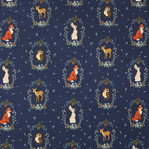 Animal Vignettes Midnight Forest