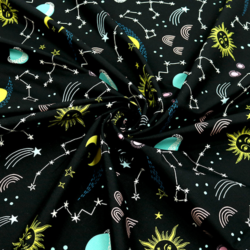 Star Cluster Starry Night Fabric by Michael Miller - modeS4u