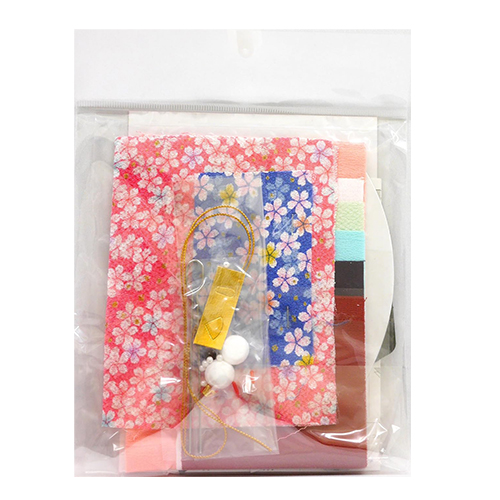 Tsumami Hina Matsuri Poupées-Fan Lapin Sans-Couture Ornement Kit D'Artisanat Japonais 2