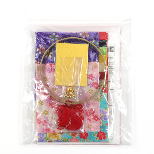 Kit De Manualidades Sin Costura – Adorno Colgante De Flores Hinamatsuri De Chirimen De Kioto P 2