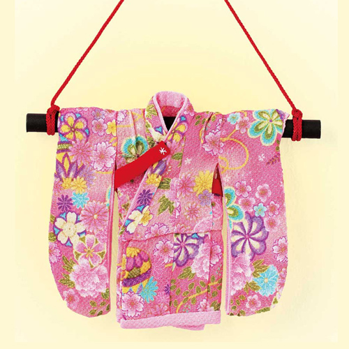 Ornement Suspendu Kimono Japonais - Kit De Couture DIY - Rose 4