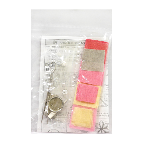 Ensemble De 2 Barrettes Fleur Tsumami Kanzashi Kit D'Artisanat Japonais 2