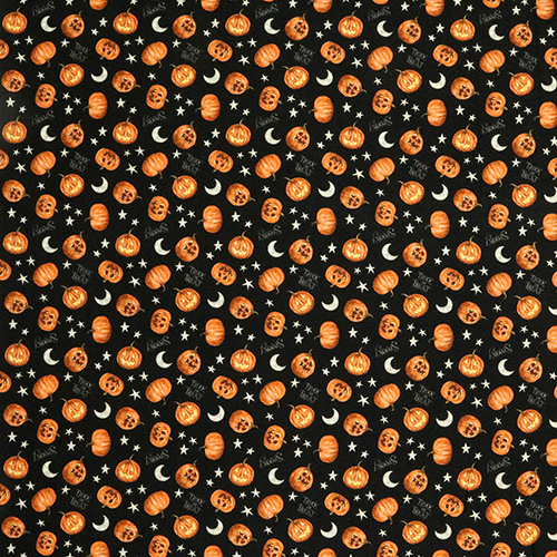 Citrouilles Halloween Lune Étoiles Des Bonbons Ou Un Sort 4
