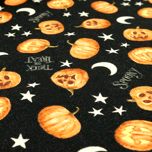 Citrouilles Halloween Lune Étoiles Des Bonbons Ou Un Sort 5