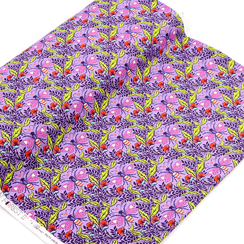 Tula Pink Secoue Ton Fabricant De Miel Forêt De Pleine Lune II 3