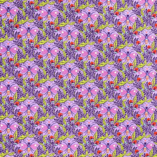 Tula Pink Secoue Ton Fabricant De Miel Forêt De Pleine Lune II 4