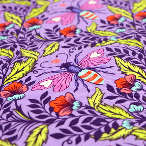 Tula Pink Secoue Ton Fabricant De Miel Forêt De Pleine Lune II 5