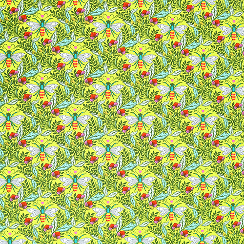 Tula Pink Shake Your Honey Maker Full Moon Forest ii 4
