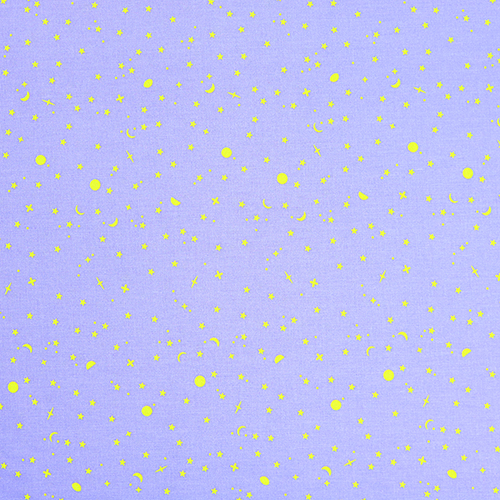 Rve Violet Cool - Tula Pink clats D’espace Fort De Pleine Lune Ii Tissu par Free Spirit