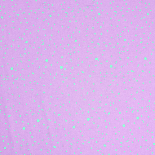 Baie Gele Violette - Tula Pink clats D’espace Fort De Pleine Lune II Tissu par Free Spirit