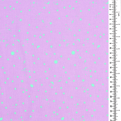 Baya Congelada Morada - Tula Pink Chispas Espaciales Bosque De Luna Llena II 1
