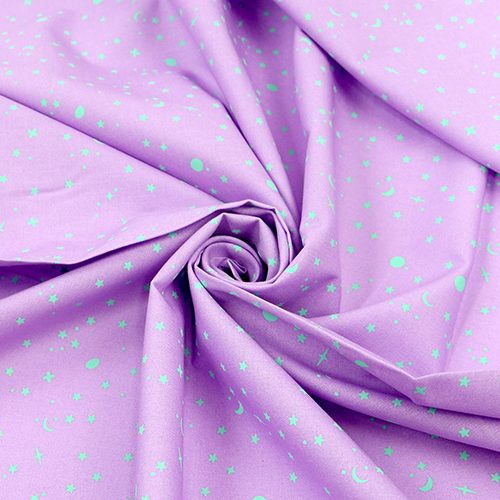 Baya Congelada Morada - Tula Pink Chispas Espaciales Bosque De Luna Llena II 2