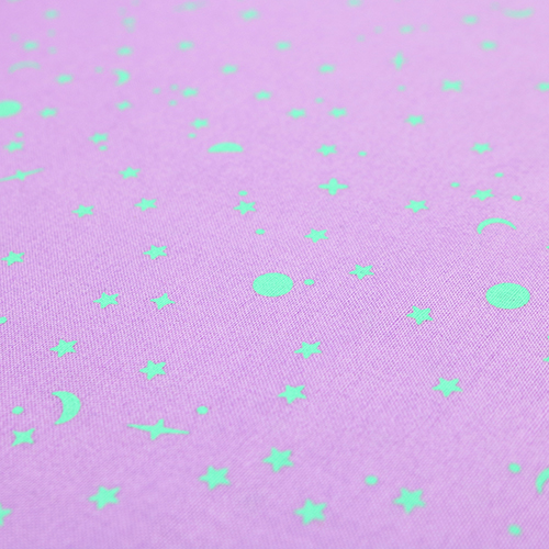 Baya Congelada Morada - Tula Pink Chispas Espaciales Bosque De Luna Llena II 5