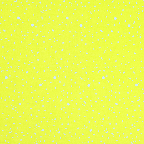 Lime Lightning Bug - Tula Pink Space Sprinkles Full Moon Forest ii
