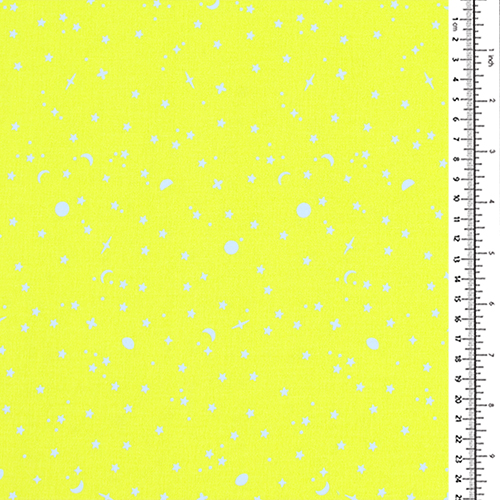 Luciole Citron Vert - Tula Pink Éclats D’espace Forêt De Pleine Lune II 1