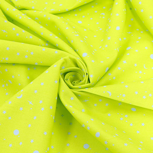 Luciole Citron Vert - Tula Pink Éclats D’espace Forêt De Pleine Lune II 2