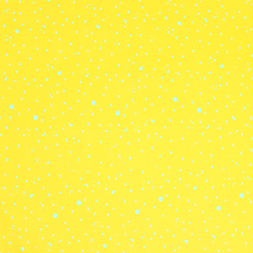 Papaye Jaune - Tula Pink clats D’espace Fort De Pleine Lune II Tissu par Free Spirit