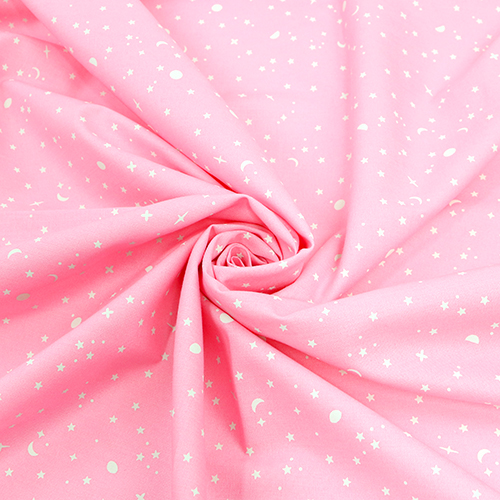 Rosa Ferkel – Tula Pink Weltraumstreusel Vollmond-Wald II 2